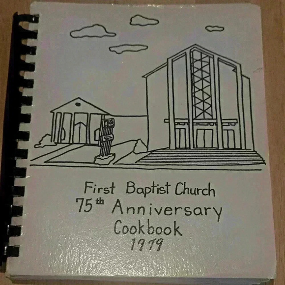 First Baptist Church 75th Anniversary Cookbook - Picture 1 of 6